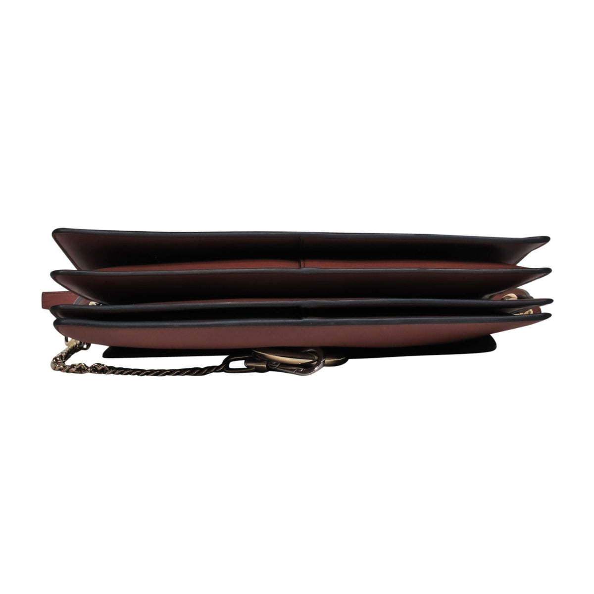 Morvantine elegant leather Shoulder Bag interior detail