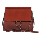 Chloe women's shoulder bag Brown luxury designer leather