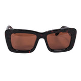 Luxoria elegant leather Sunglasses side view