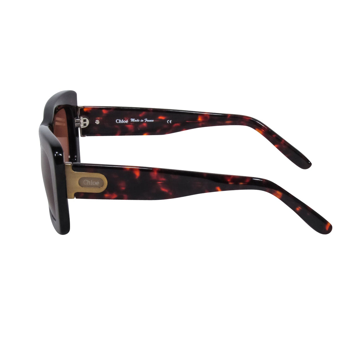 Luxoria elegant leather Sunglasses back view