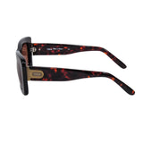 Luxoria elegant leather Sunglasses back view