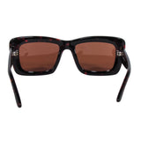 Chloe designer sunglasses leather closeup detail