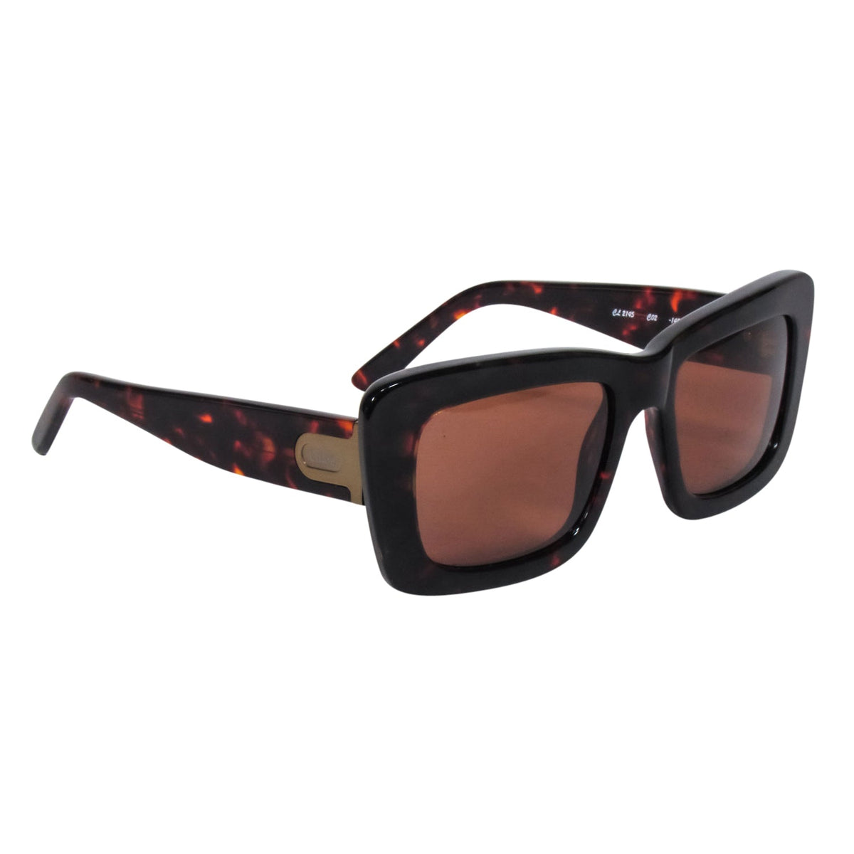 Chloe women's sunglasses Brown luxury designer leather