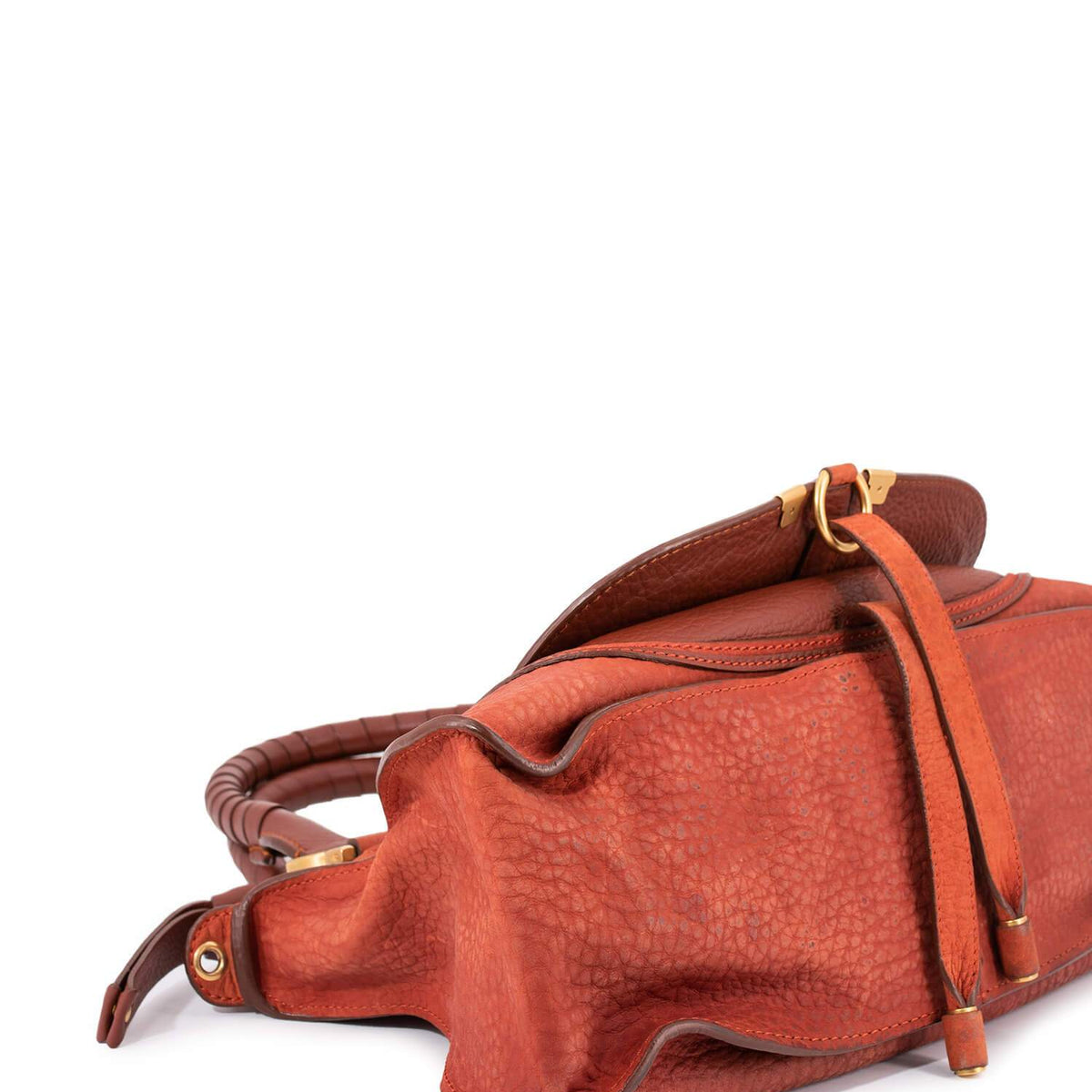 Chloe authentic luxury handbag Brown calf craftsmanship
