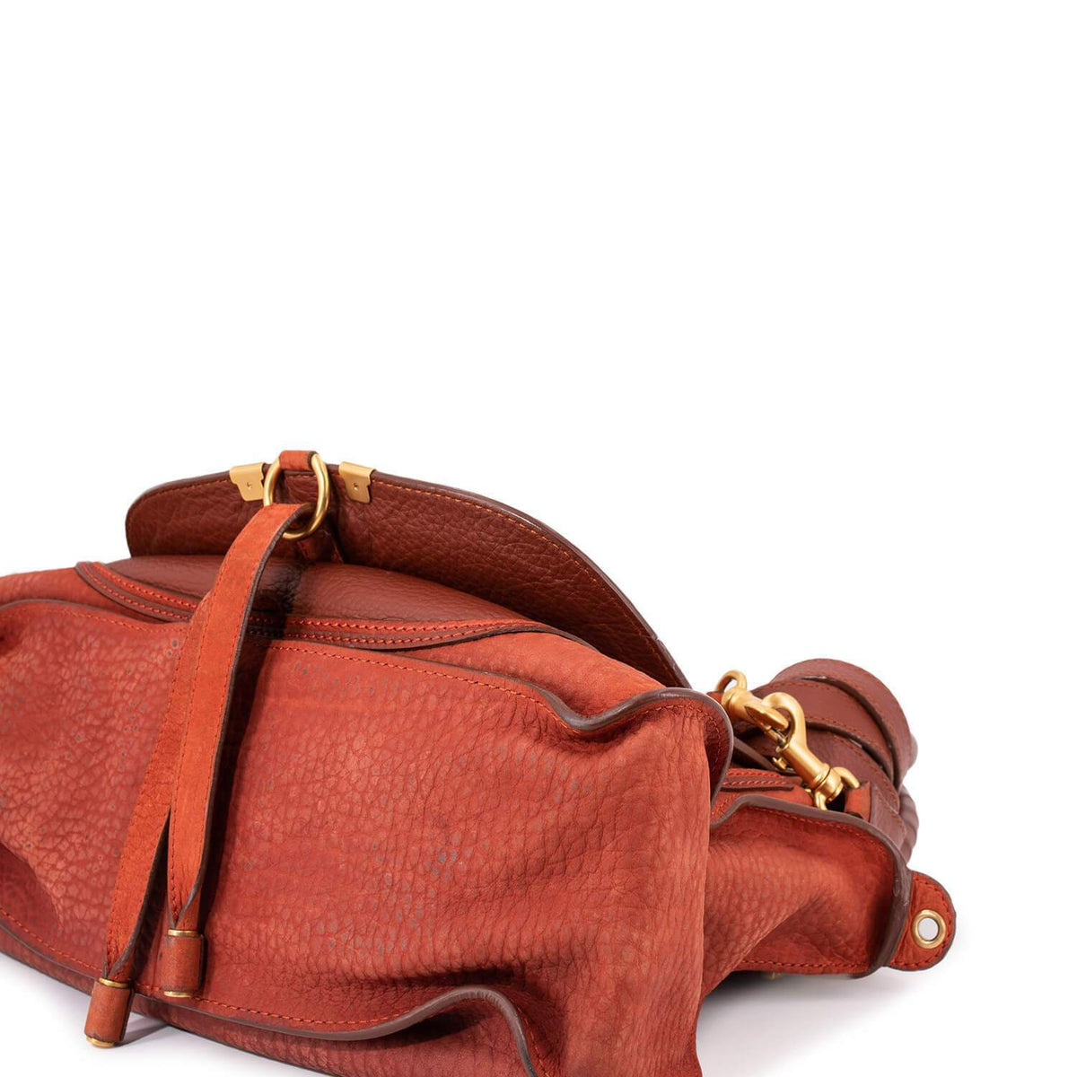 Urventis elegant leather Handbag top view