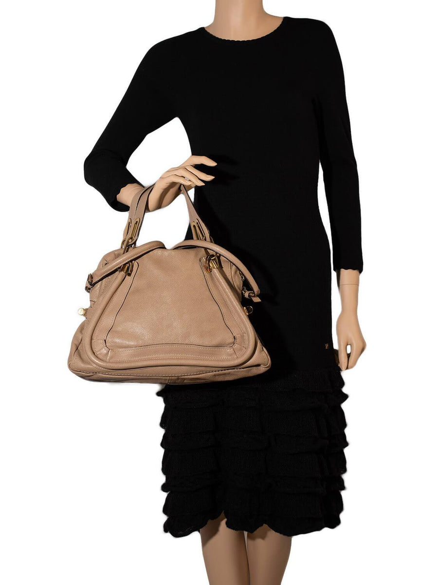Chloe women's handbag Beige luxury designer calf