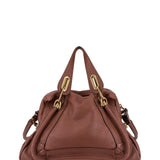 Solventa elegant leather Handbag angled view