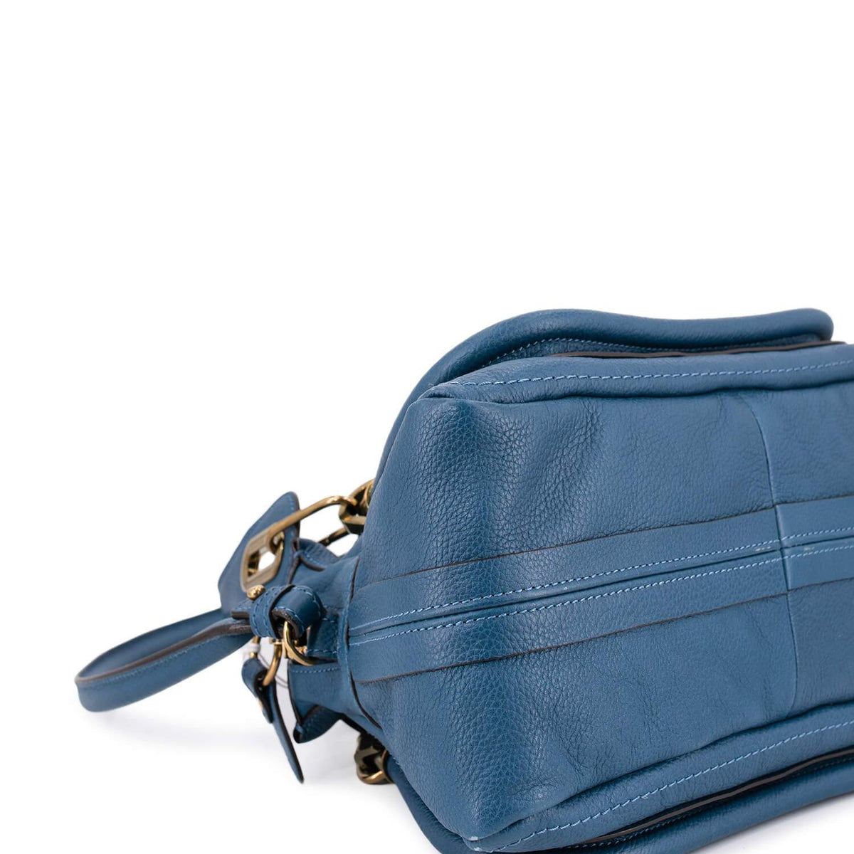Chloe women's handbag Blue luxury designer calf