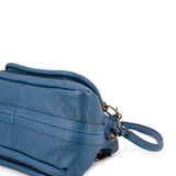 Chloe authentic luxury handbag Blue calf craftsmanship
