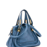 Chloe women's handbag Blue luxury designer calf