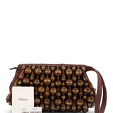 Chloe designer handbag canvas closeup detail