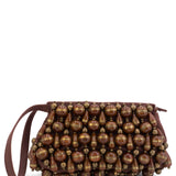 Chloe authentic luxury handbag Brown canvas craftsmanship