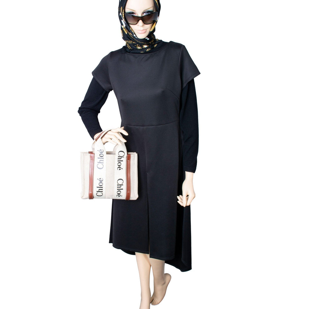 Brivelux elegant leather Handbag side view