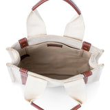 Brivelux elegant leather Handbag back view