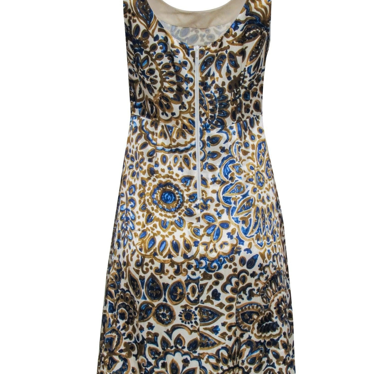 Chloe authentic luxury dress Blue leather craftsmanship