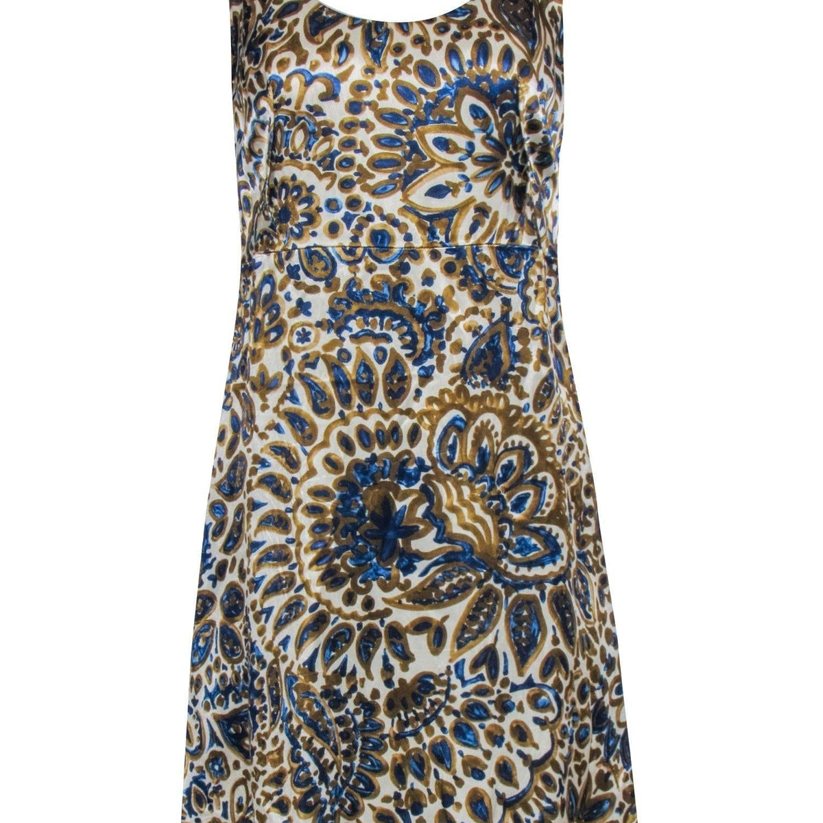 Chloe women's dress Blue luxury designer leather
