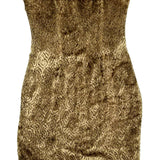 Kelvantis elegant leather Cocktail Dress