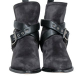 Solvantine elegant leather Ankle Boot side view