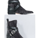 Chloe women's boot Grey luxury designer suede