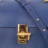 Side view of Chloe handbag Blue premium designer bag