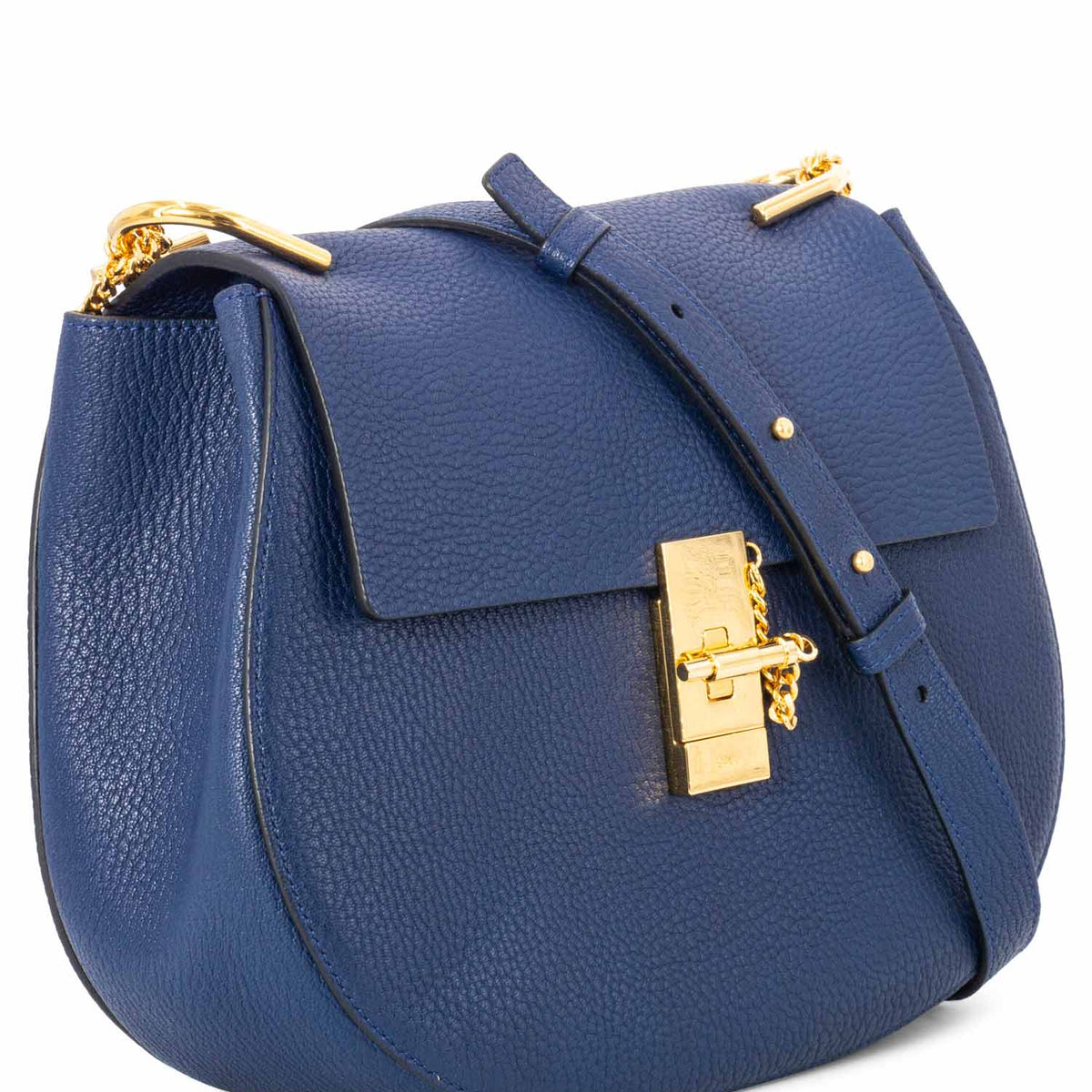Chloe women's handbag Blue luxury designer leather
