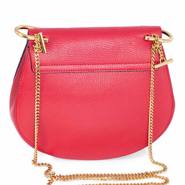 Aurentis elegant leather Handbag back view