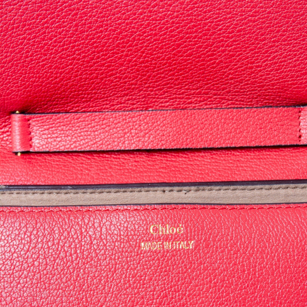 Authentic Chloe handbag Red luxury fashion accessory