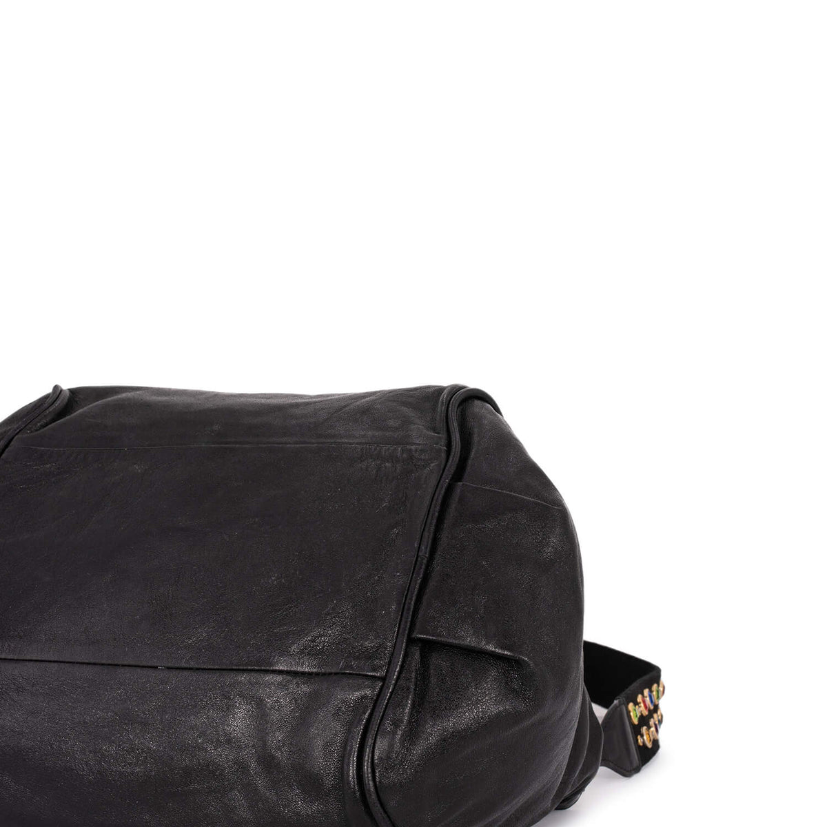 Zirventis elegant leather Handbag flat lay view