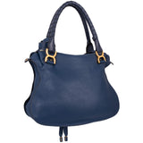 Chloe women's handbag Blue luxury designer leather