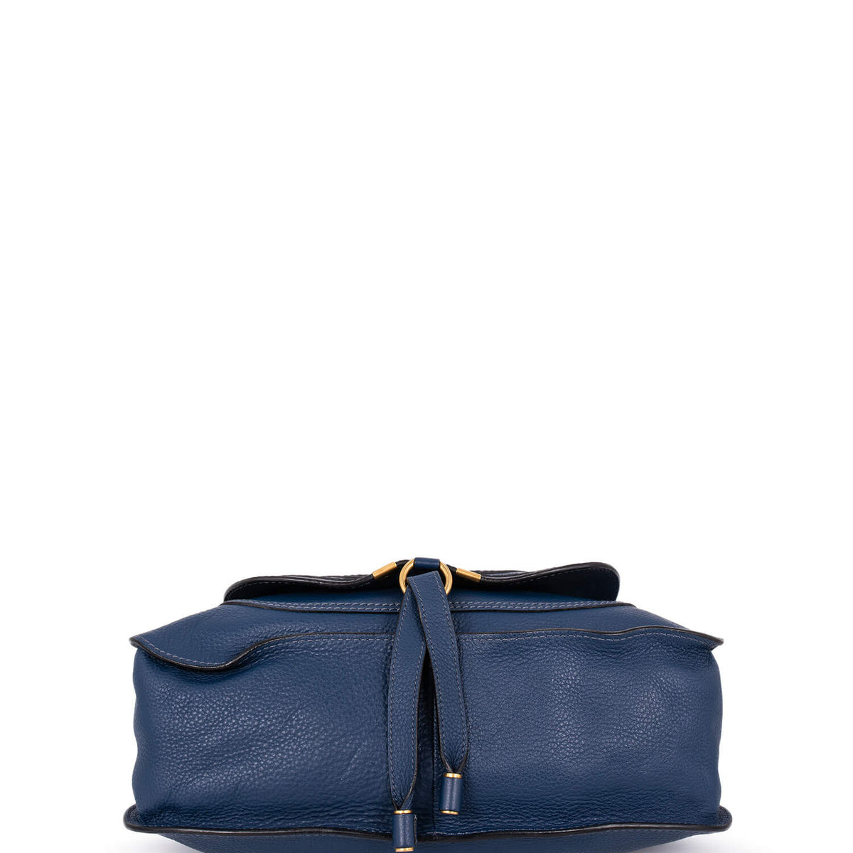 Chloe authentic luxury handbag Blue leather craftsmanship
