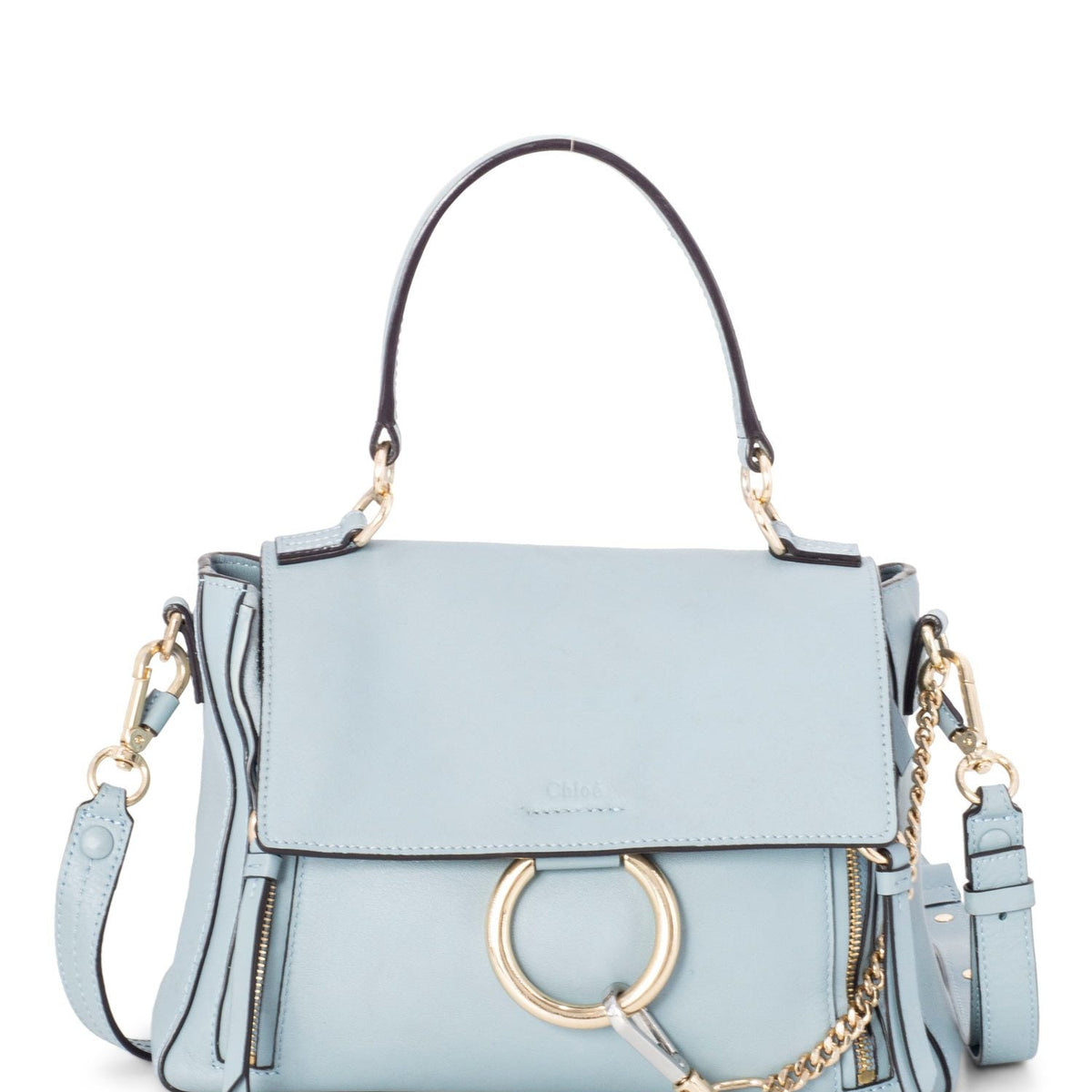 Ealventis elegant leather Handbag side view