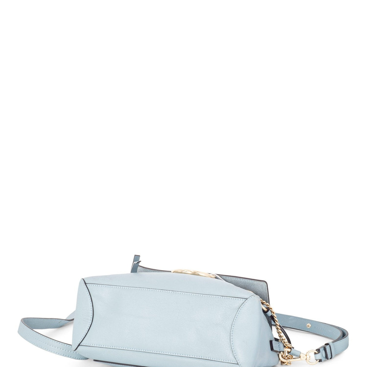 Chloe designer handbag leather closeup detail