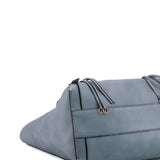 Xelventis elegant leather Handbag flat lay view