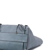 Chloe authentic luxury handbag Blue leather craftsmanship