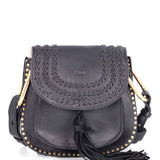 Side view of Chloe handbag Black premium designer bag