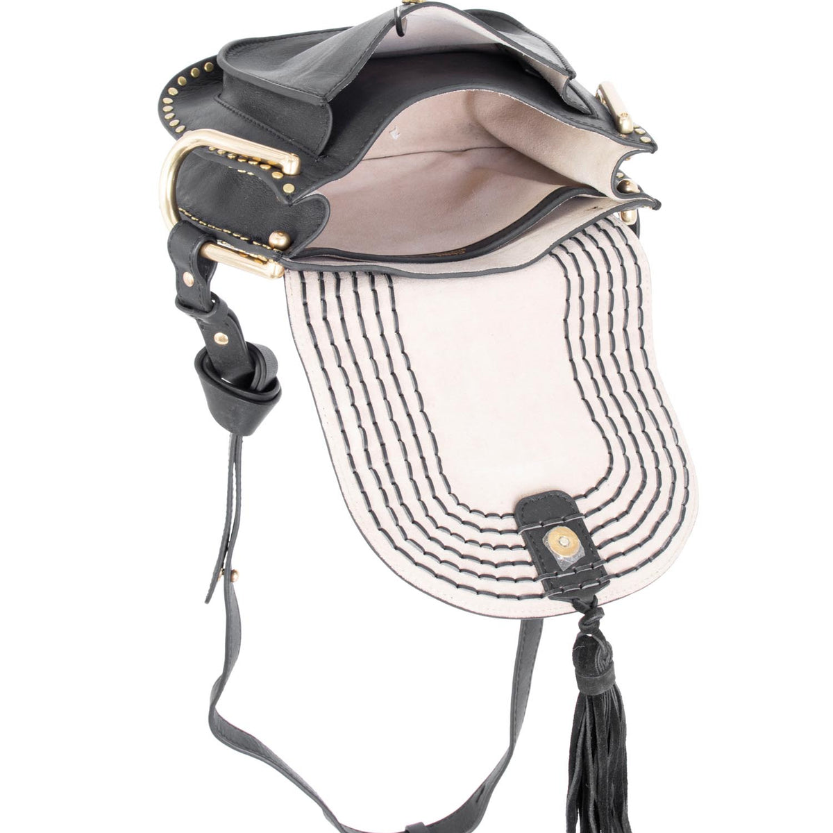 Chloe designer handbag leather closeup detail