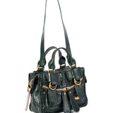 Chloe women's handbag Green luxury designer leather