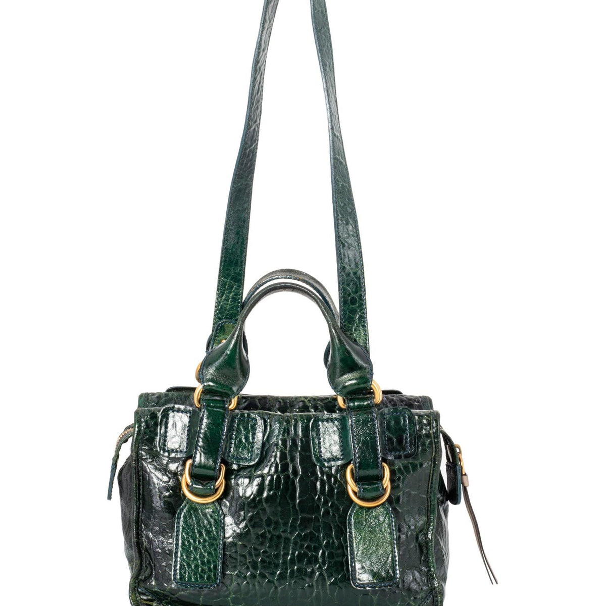 Forventis elegant leather Handbag angled view