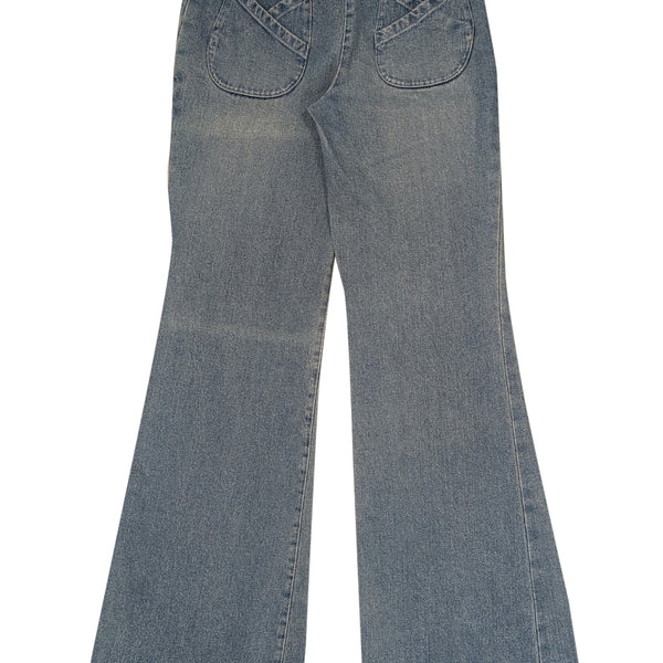 Auremantoria2 elegant leather Jeans side view