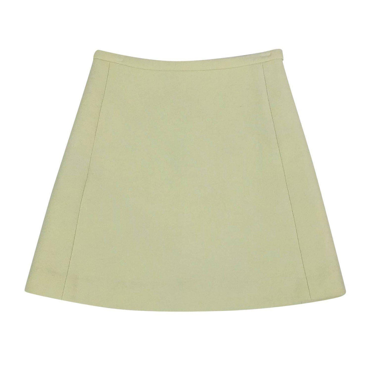 Chloe women's skirt Green luxury designer leather