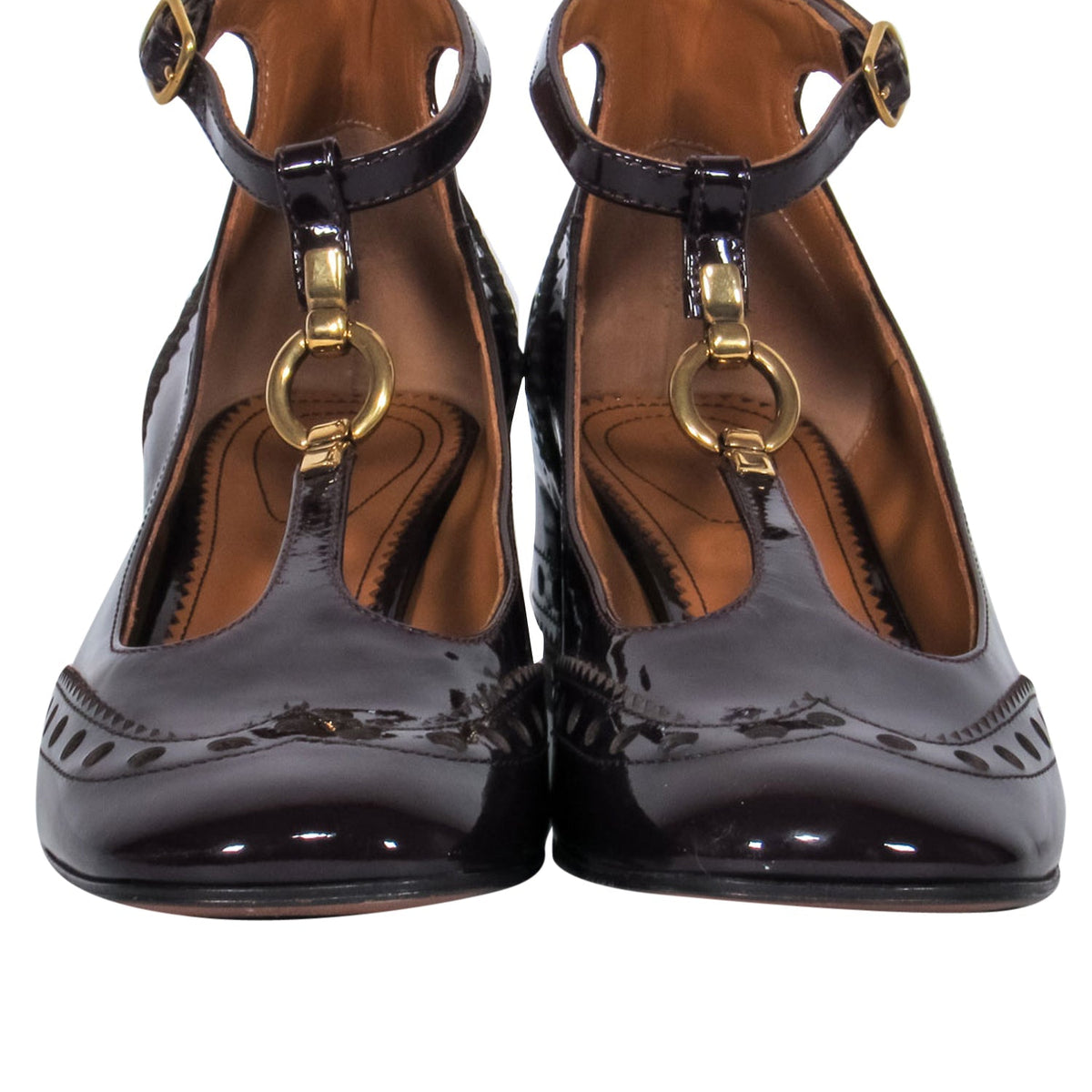 Sorvantine elegant leather Pump Heel side view