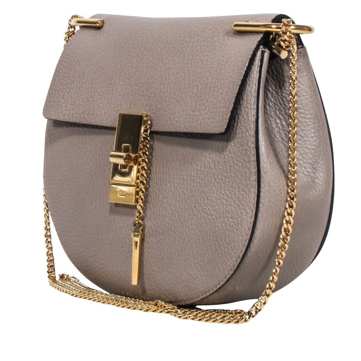 Auremantoria elegant leather Shoulder Bag side view