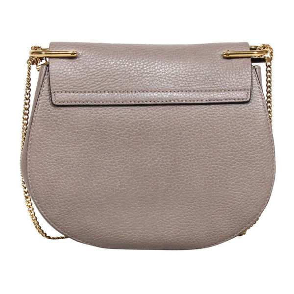 Auremantoria elegant leather Shoulder Bag back view