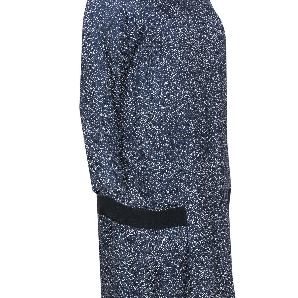 Side view of Chloe dress Blue premium designer bag