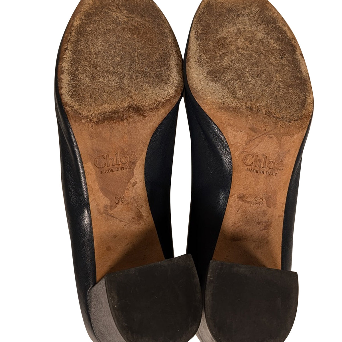 Authentic Chloe pump Navy luxury fashion accessory