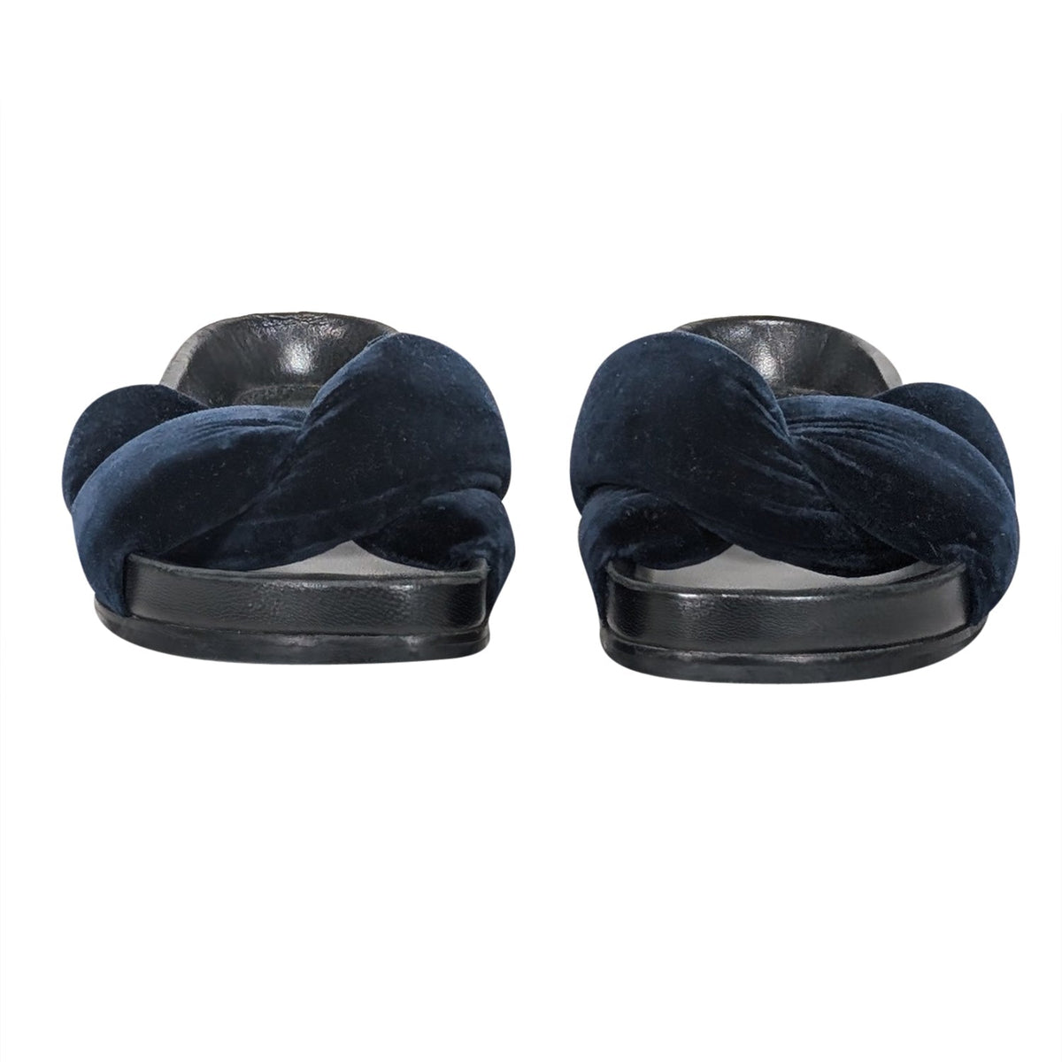 Sorvantoria3 elegant leather Slide Sandal side view