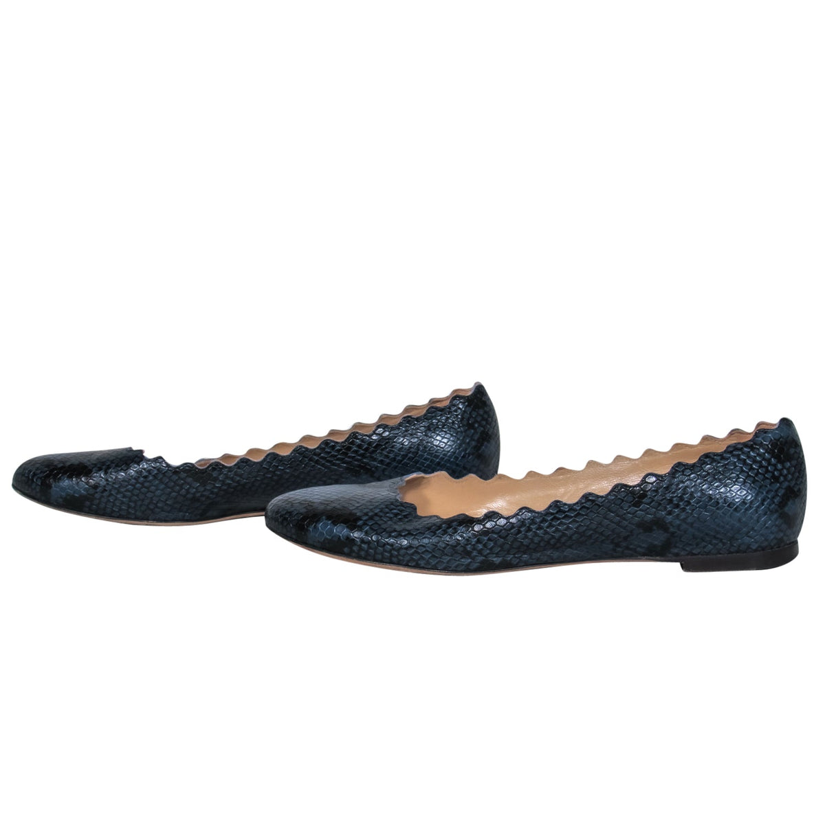 Sorvantoria elegant leather Ballet Flat back view
