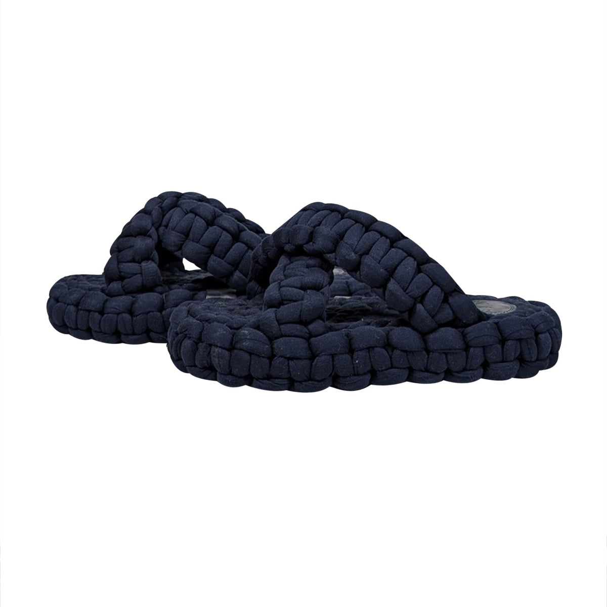 Solventoria elegant leather Slide Sandal back view