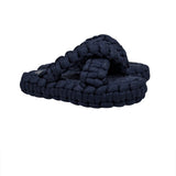 Solventoria elegant leather Slide Sandal