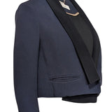 Side view of Chloe blazer Black premium designer bag